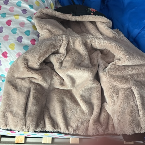 Pink Flower Little Girls Ski Bibs & Jacket - Picture 10 of 15